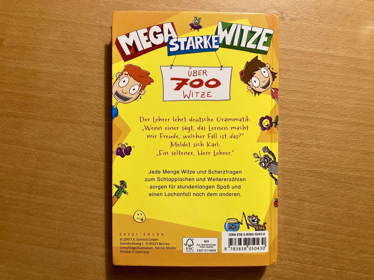 Libri: Mega Starke Witze - Über 700 Witze – Nuovo (secondo la descrizione) da Niederweningen venduto da Peugette 2
