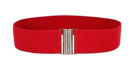 NEUER schlichter Stretch Gürtel rot für Gr. XS-M - 221892