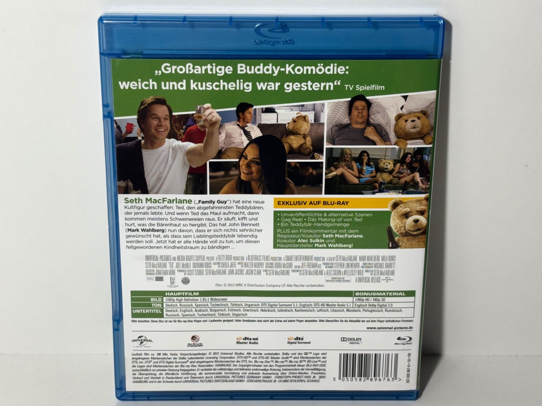 Tutti i DVDs: Ted Blu Ray – Usato da Wilderswil venduto da Sstriker 1
