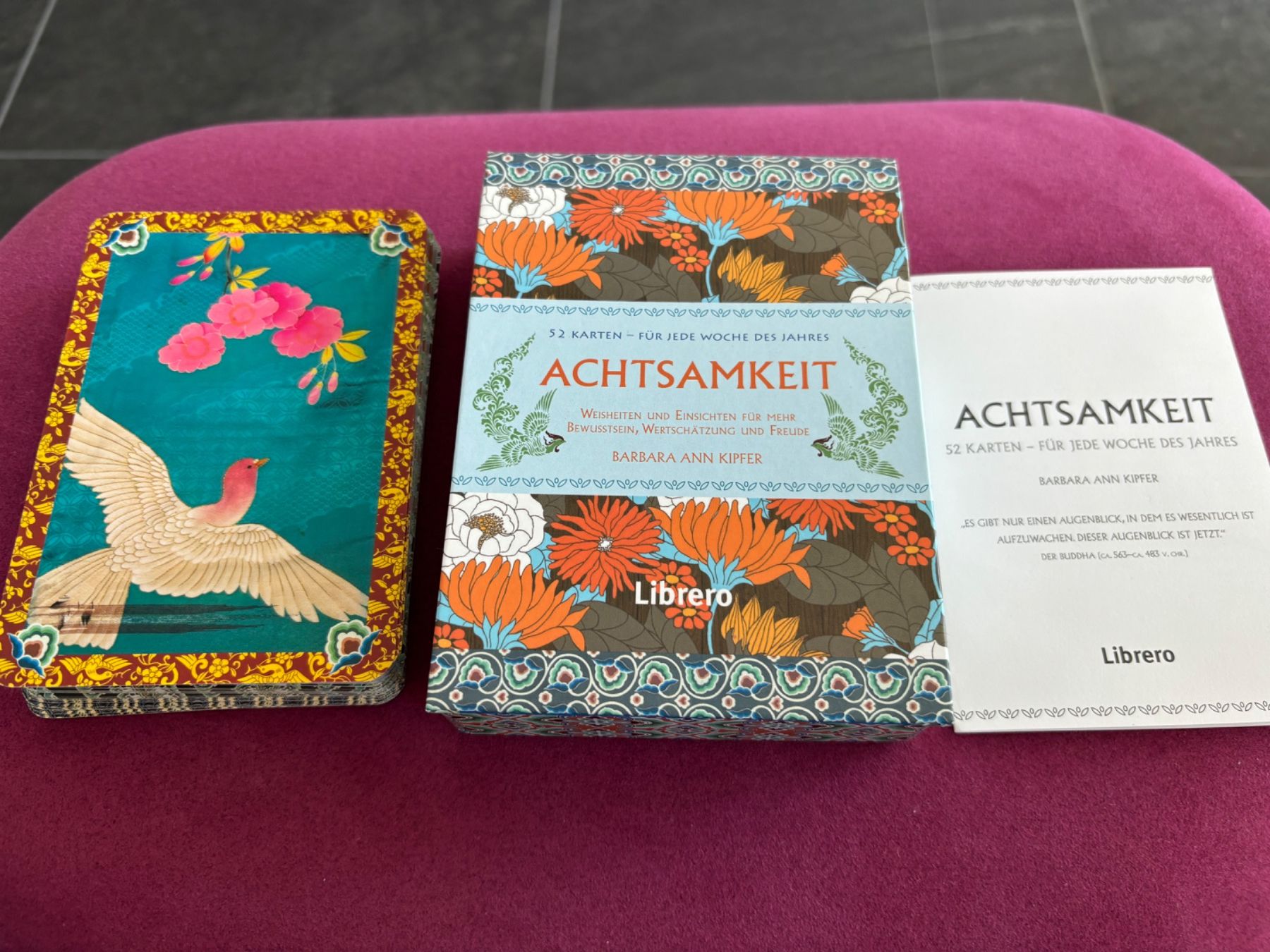 Karten: Achtsamkeit farbige Karten / Aufstellhalter – Gebraucht aus Stadel von Chanel_5 1