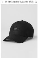 Alo Yoga Wool District Trucker Hat schwarz neu in OVP