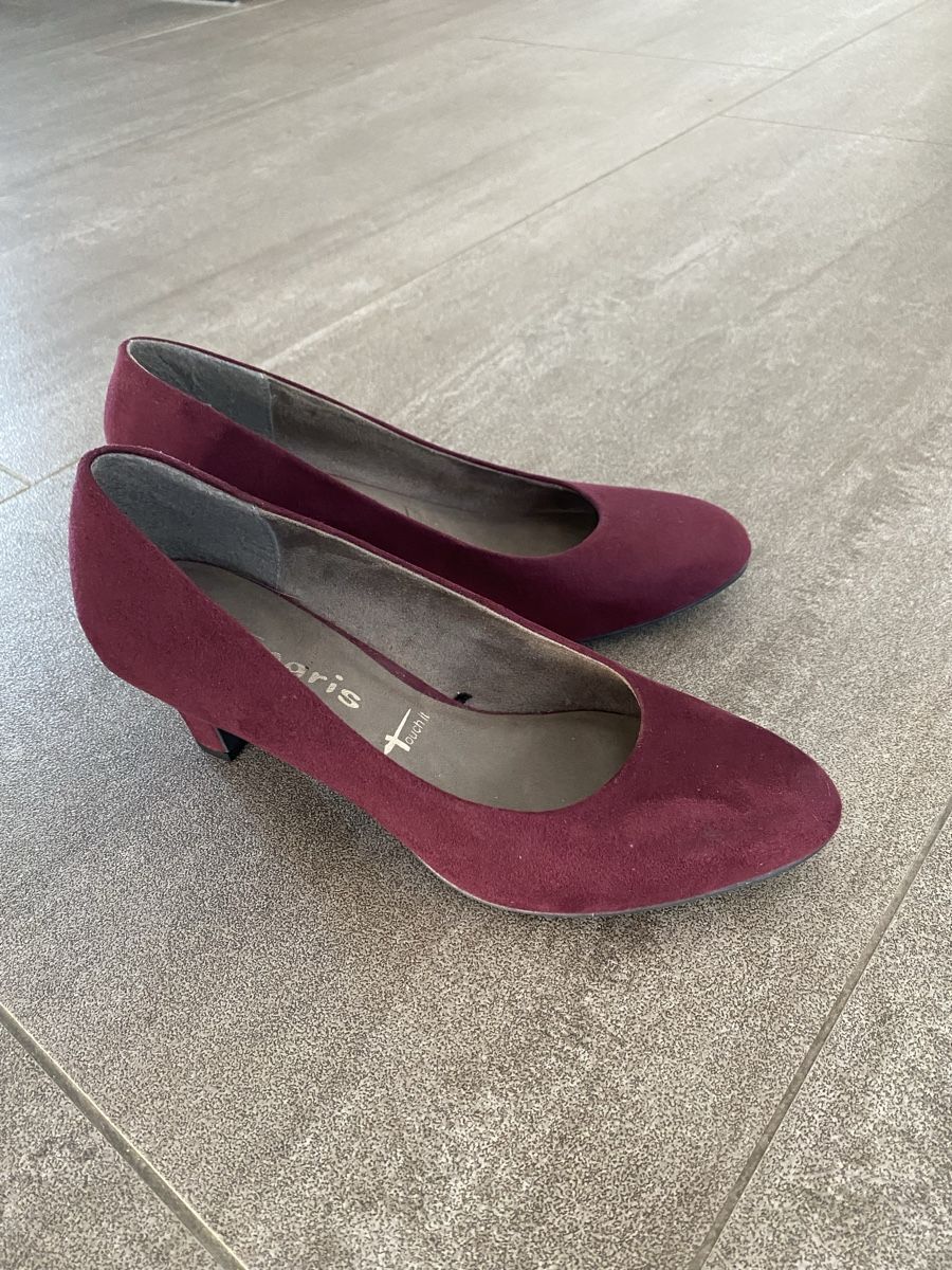 Scarpe da donna: Damen Pumps Gr. 38 / NEU / Bordeaux – Nuovo (secondo la descrizione) da Wängi venduto da flyaway2see 1