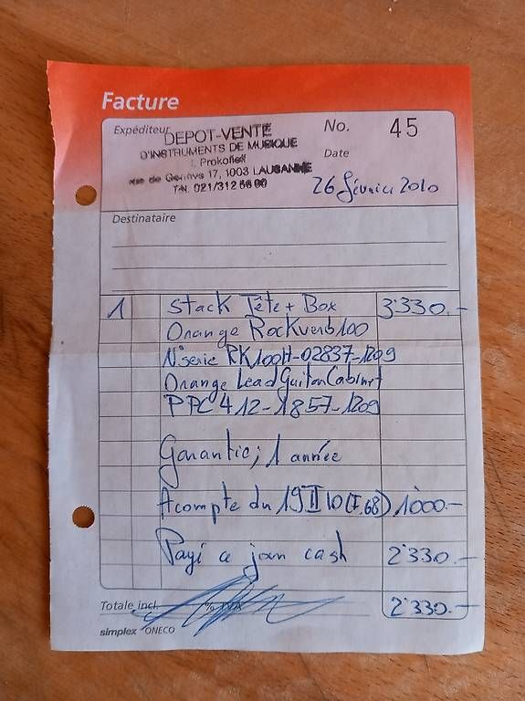 Amplificatori: Orange Rockerverb 100 + PPC412 AD + footswitch – Usato da Lausanne venduto da bcet 4