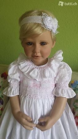 Taufkleid Prinzessin Handstickerei Kleid Blumenmädchen