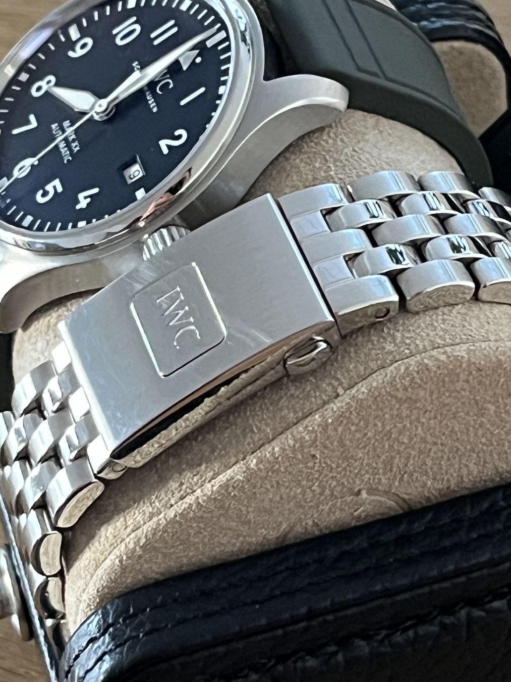 IWC Orologi: IWC Mark XX Automatic mit Stahlband, 2 Bänder und Box – Usato da Mols venduto da Mountain_Picture 2