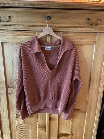 armedangels Pullover in rostrot, Grösse S