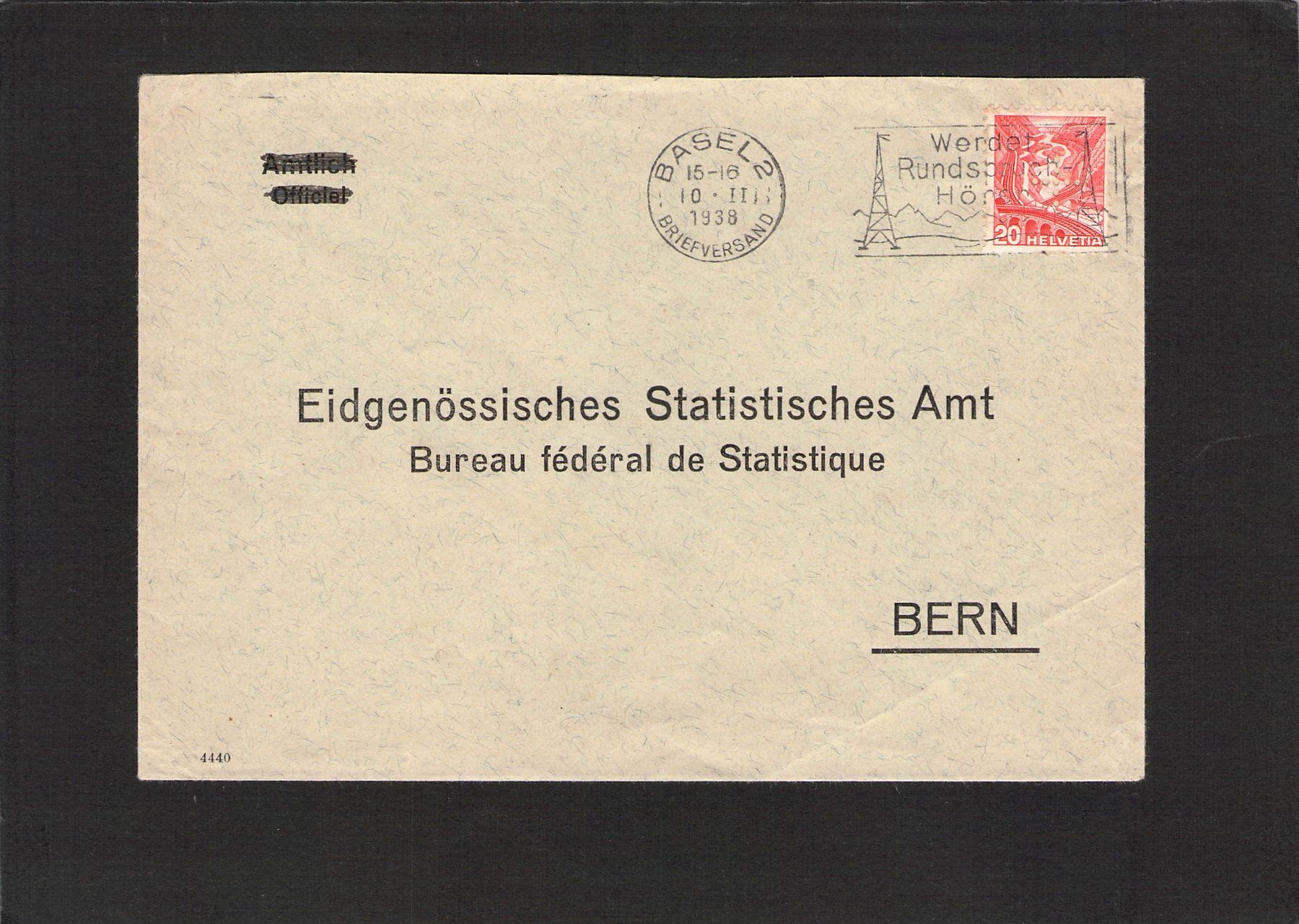 Alle Briefmarken: Dienstsache, Eidg. Stat. AMT , SBK Nr. 23 – Gebraucht aus Reichenburg von Pipo-67