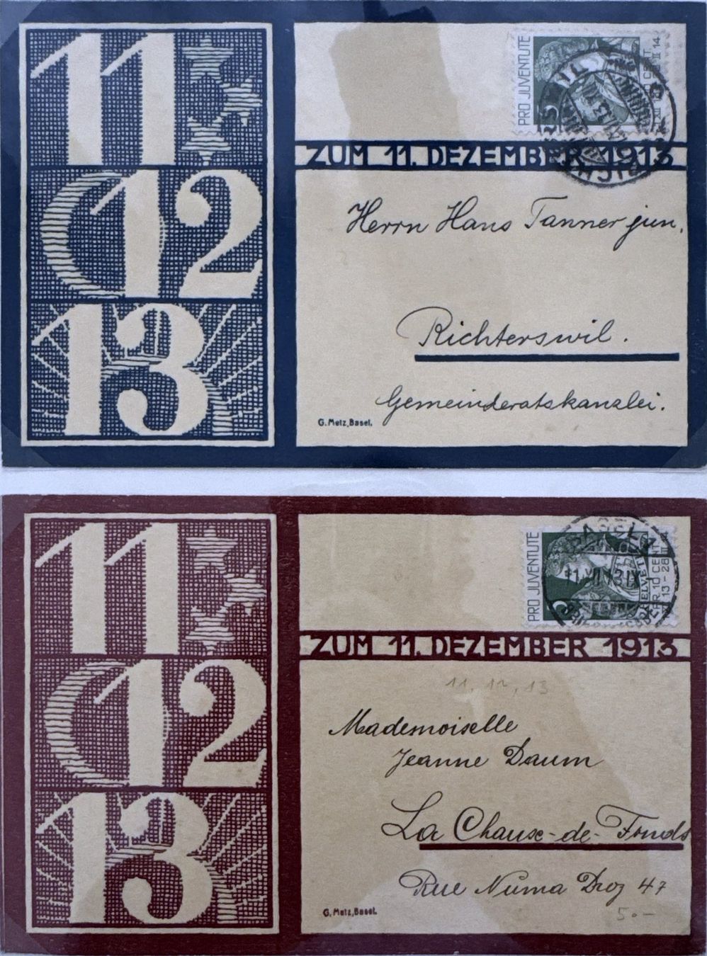 Tutti i francobolli: ProJuventute 1913 Karten – Usato da St. Niklausen LU venduto da Gypsi61