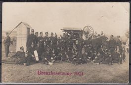 Militärkarte Grenzbesetzung 1914