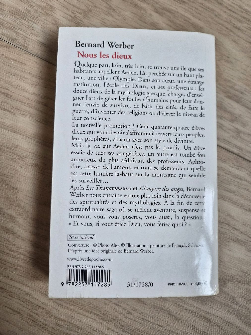 Bücher: Bernard Werber - Nous les Dieux – Gebraucht aus La Joux FR von car_ck96 1