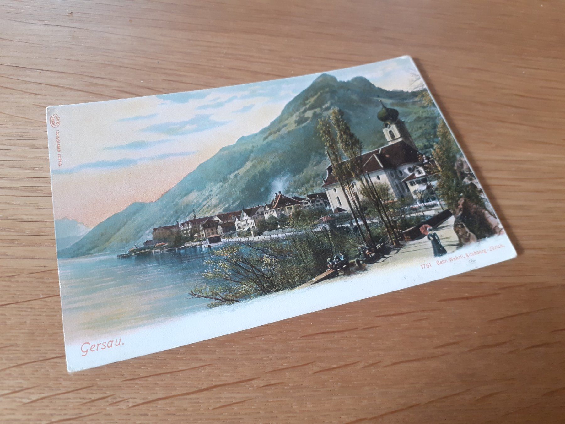 Cartoline postali: GERSAU - LITHO – Usato da Winterthur venduto da Ornyx7