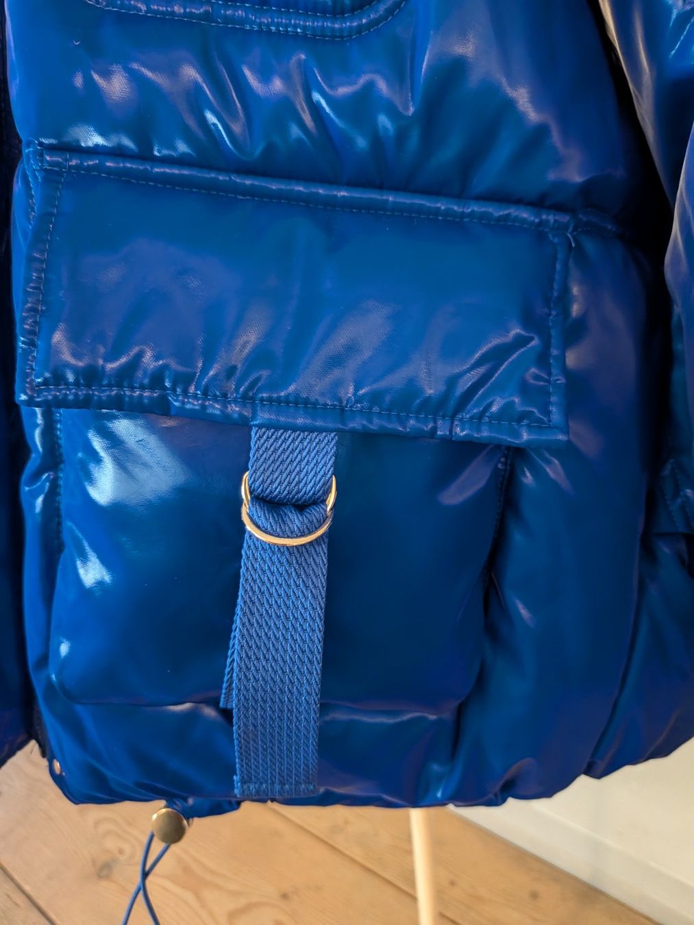 Giacche: Blau schimmernde Winterjacke - Grösse M – Usato da Dietfurt venduto da Subforce1853 6