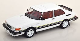 Saab 900 Turbo Coupé Phase II 1980-1986 weiss / schwarz 1:18