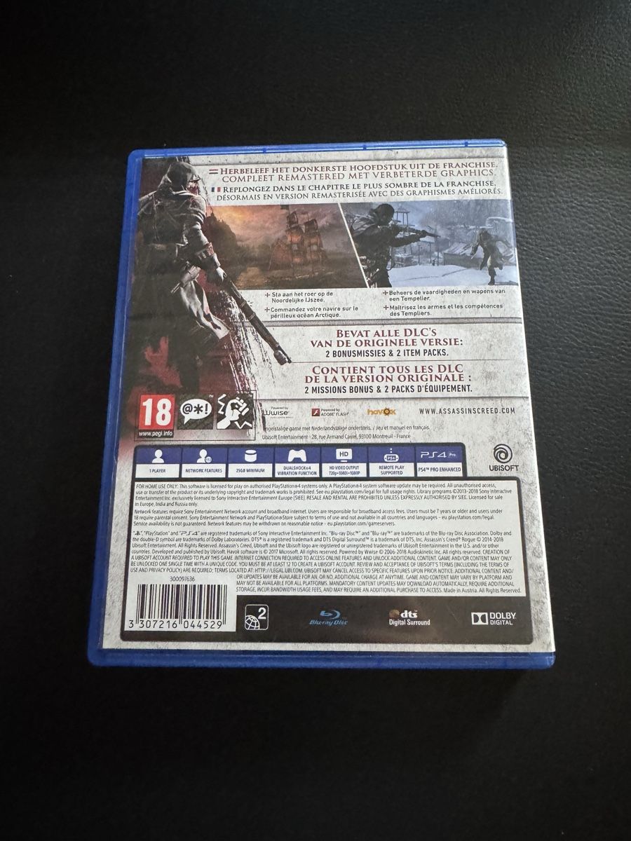 Giochi: Jeu PS4 Assassin's Creed Rogue Remastered – Usato da Blonay venduto da ADO_79 1