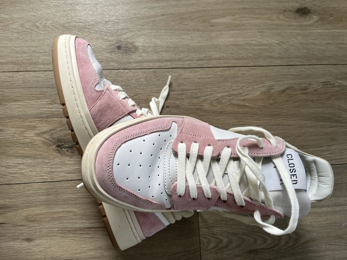 Closed Damenschuhe: Closed Leder Sneakers weiss Rosa – Neu (gemäss Beschreibung) aus Kerns von osco01 4