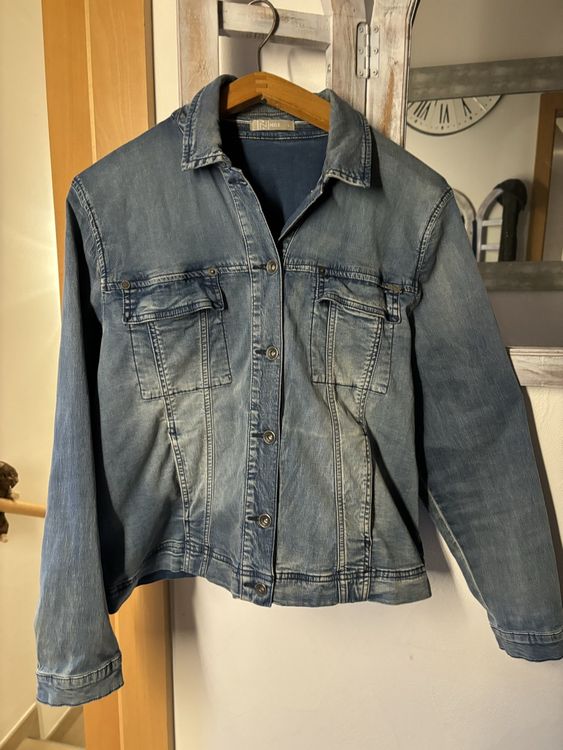 Veste ERROS JEANS Marine En Coton Taille T1 - Occasion Comme Neuf