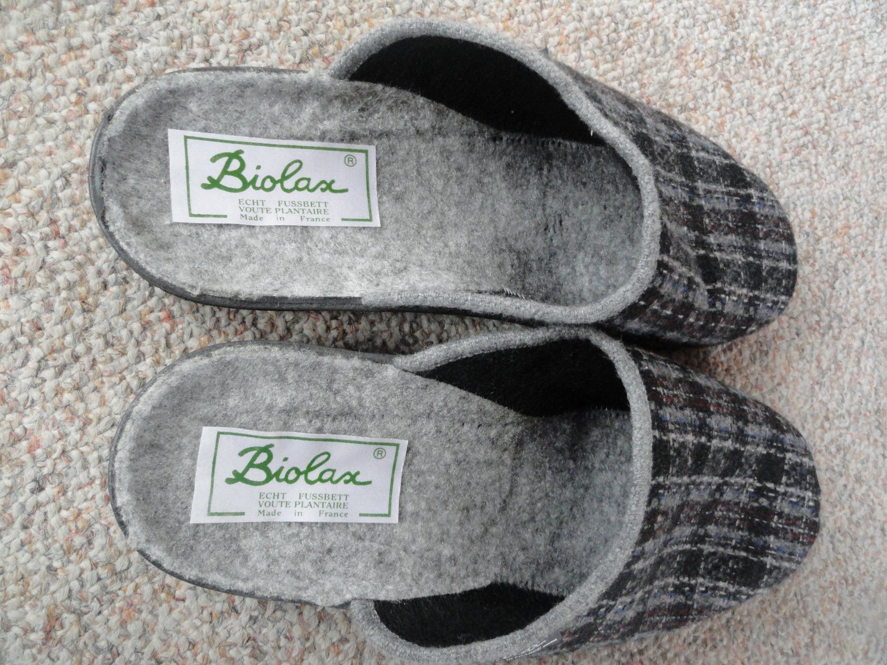 Herrenschuhe: Filzpantoffeln Grösse 44 neu – Gebraucht aus Ins von Baj 9