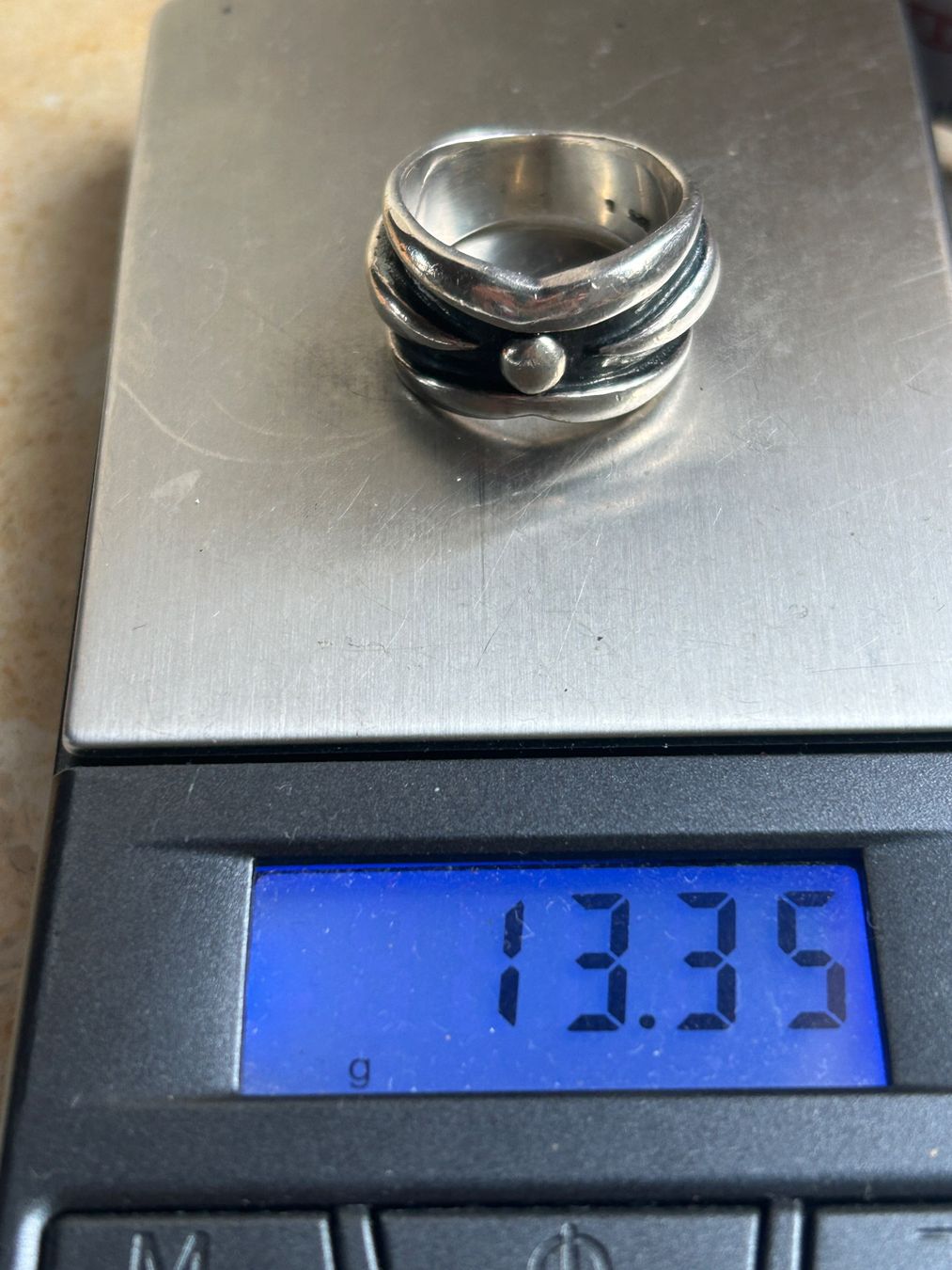 Anelli: Vintage Silber Ring (Grösse 61) – Usato da Dittingen venduto da Bellevista 7