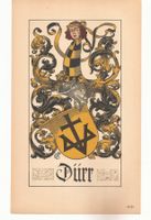 Wappen Dürr Basel Wappenbuch Carl Roschet Heraldik