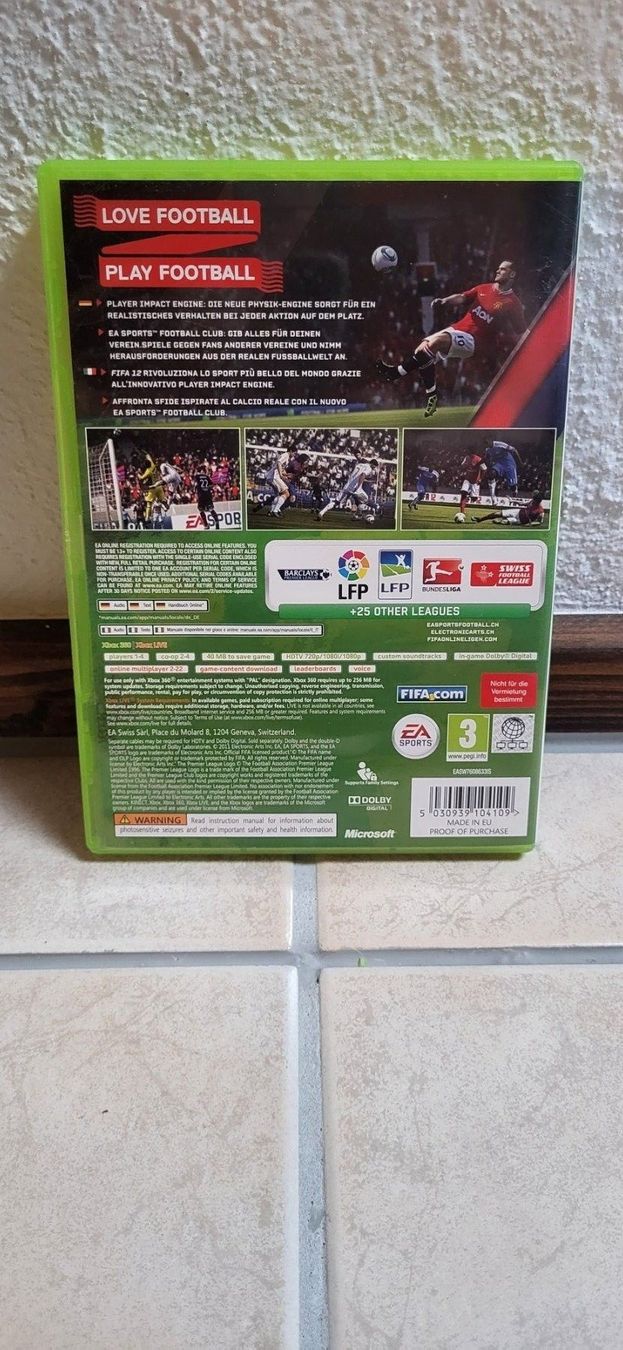 Microsoft Giochi: Xbox 360 Spiel - Fifa 12 – Usato da Münsingen venduto da Heroism2010 1