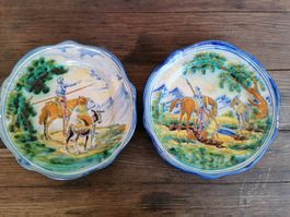 2 assiettes en céramique TALAVERA