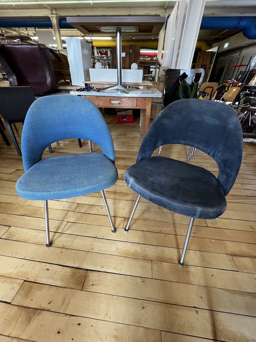 Knoll Sedie: 2 Original Eero Saarinen Executive Side Chairs Modell 72 – Usato da Fulenbach venduto da Annie.s_Mid_Century 5
