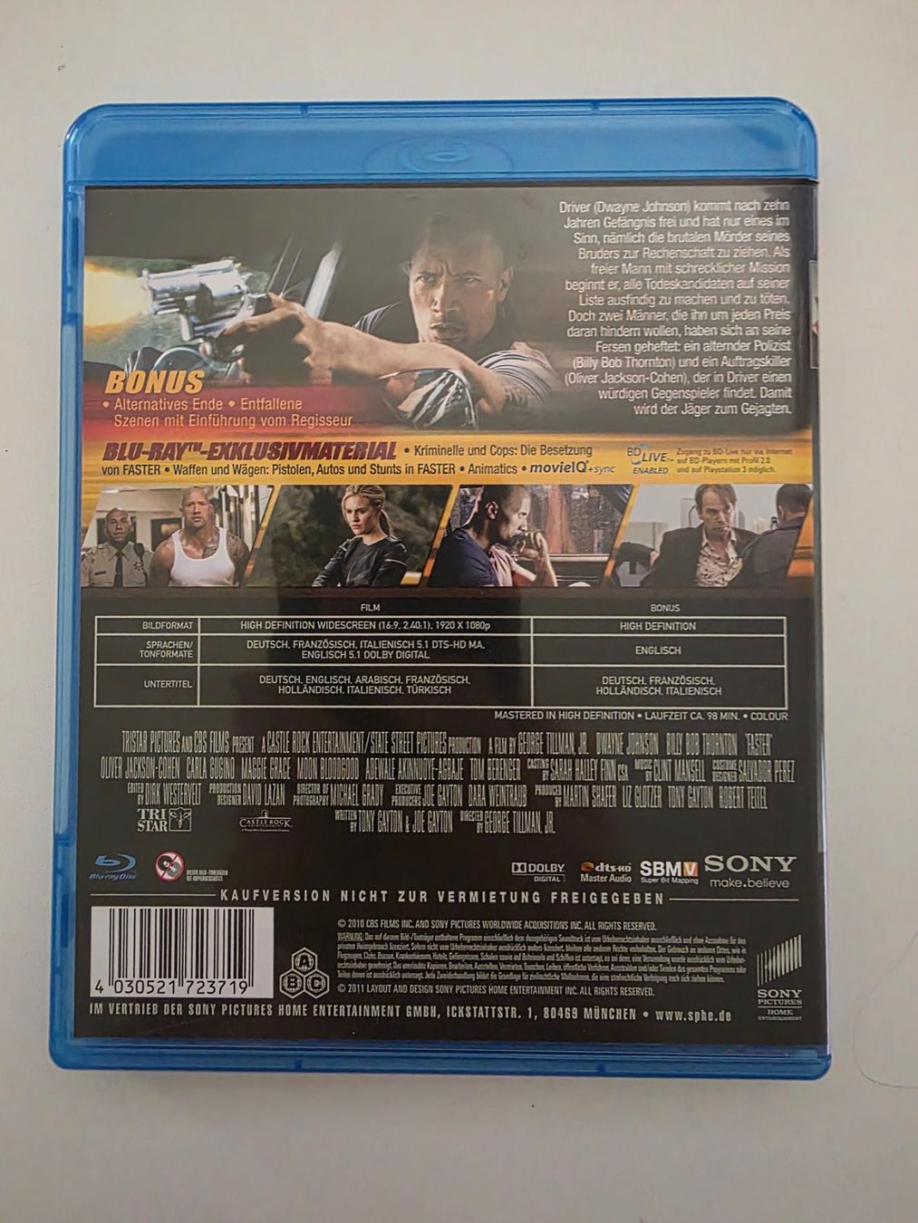 Tous les DVDs: Faster (Blu-ray) – D'occasion à Dübendorf par Neidhart 1