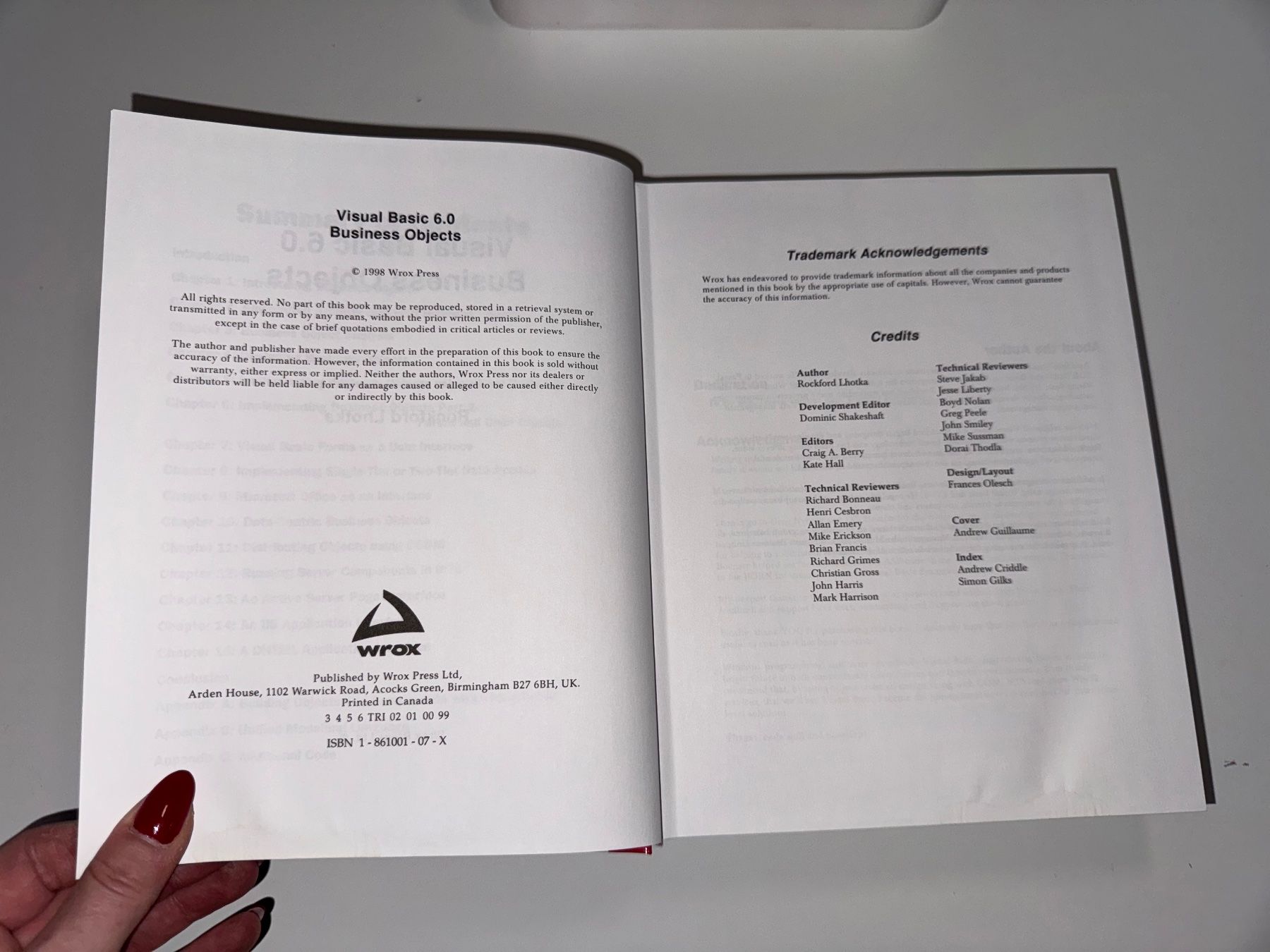 Libri: BUCH: Visual Basic 6 Business Objects – Usato da Grosswangen venduto da Second_hand_paradise 2