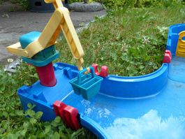 Aqua Play Wasserspielbahn blau mit Zubehör gebraucht