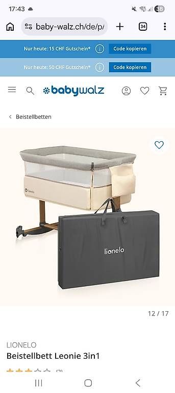 Letti: Lionelo Beistellbett Aurora – Usato da Geuensee venduto da IsabelleF0102 2
