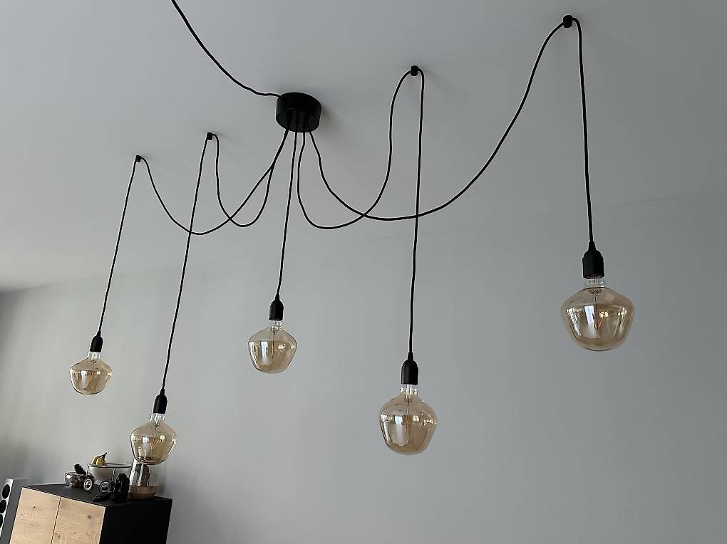 Lampade: Tisch-Hängeleuchte inkl. 5 LED-Leuchtmittel – Usato da Rodels venduto da Renni75 1
