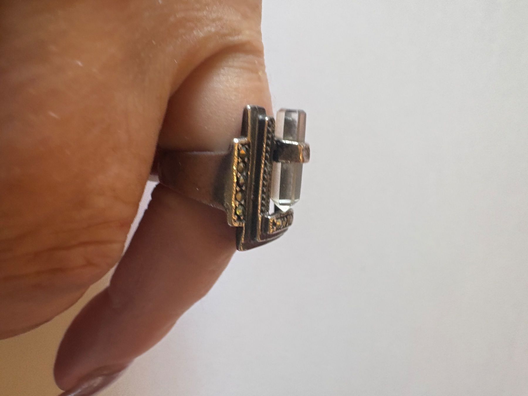 Anelli: 925 Ring mir Bergkristall – Usato da Murten venduto da Tzaugg 4