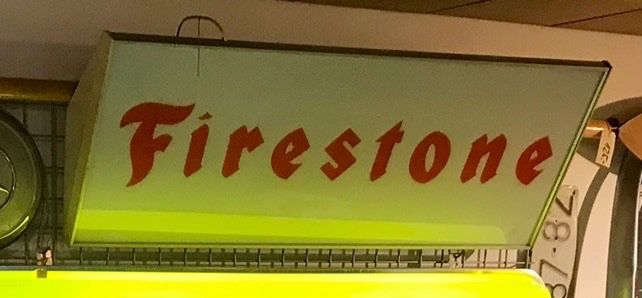 Firestone Schilder: Firestone - Leuchtreklame – Gebraucht aus Erlinsbach von Stu-ff 5