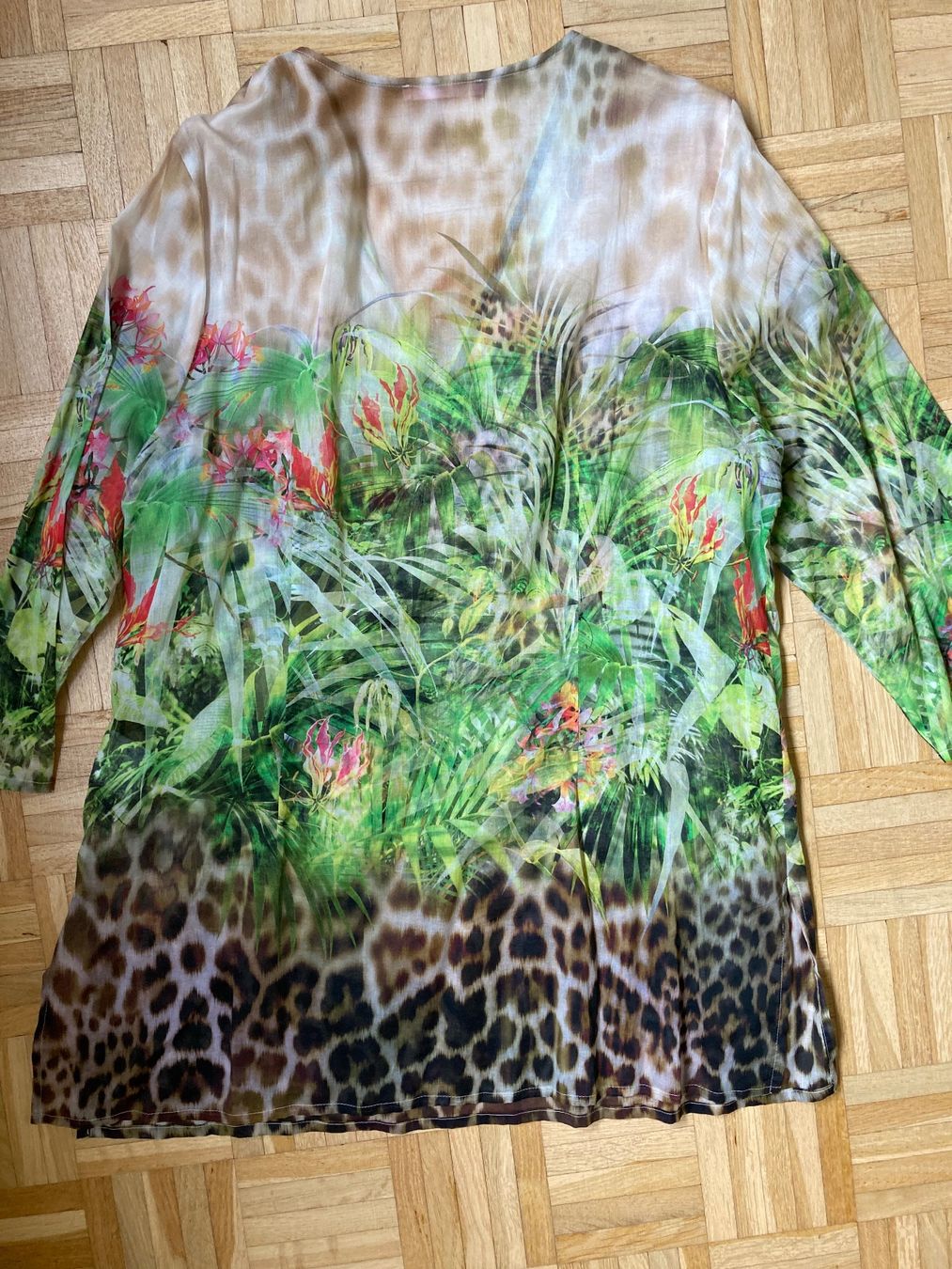 Tuniche: BASLER Bluse Tunika Rainforest Leo NEU 44 Perlen BW – Nuovo (secondo la descrizione) da Binningen venduto da Kaila61 2