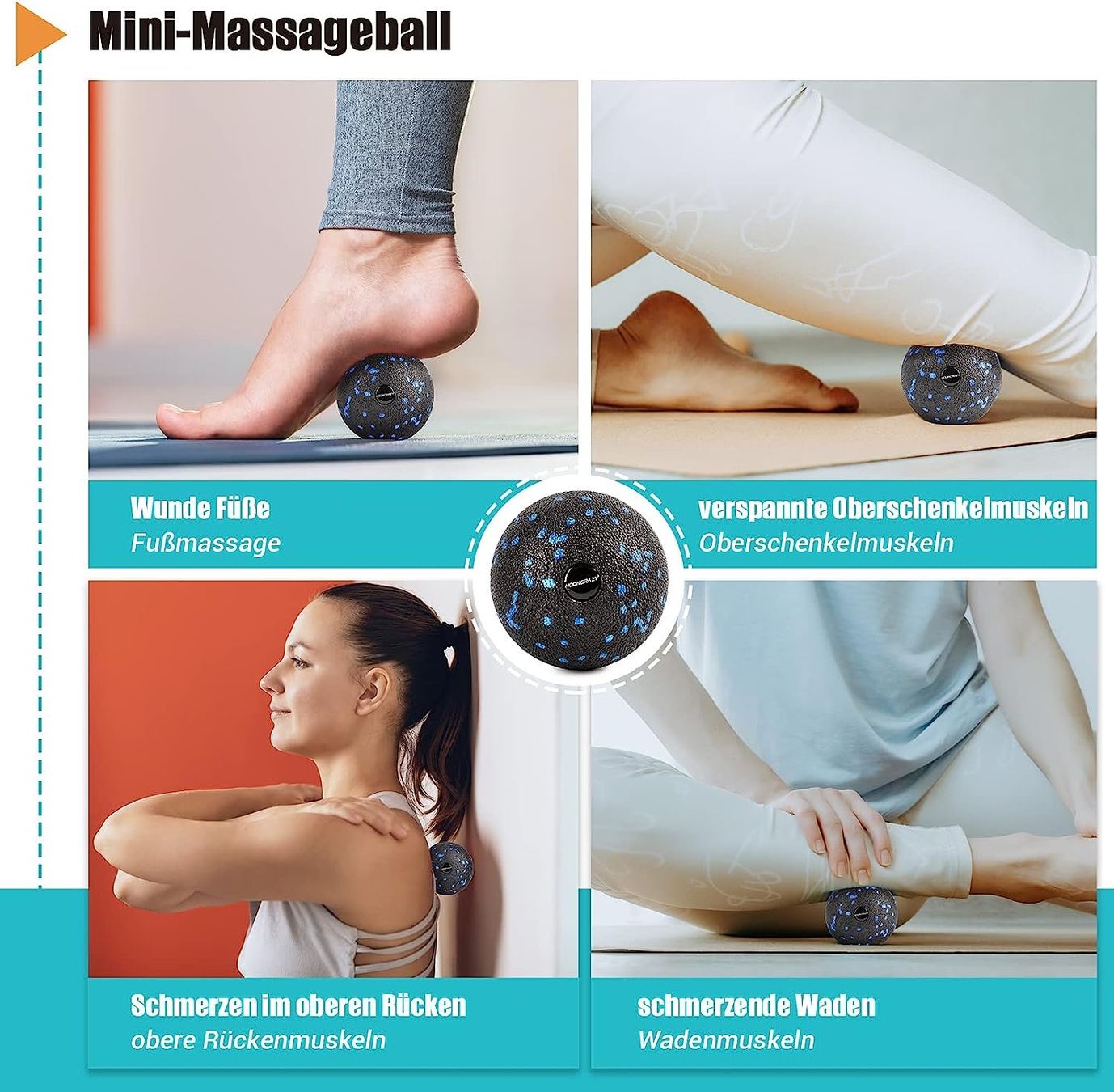 Massagegeräte: Faszienrolle Set mit 3D-Texturmassage – Neu und originalverpackt aus Nuglar von SaleRitter 6