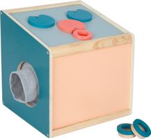 Boîte sensorielle et tactile en bois ( NEUF )