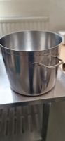 Grosse, robuste Chromstahl-Topf, 30 cm Durchmesser
