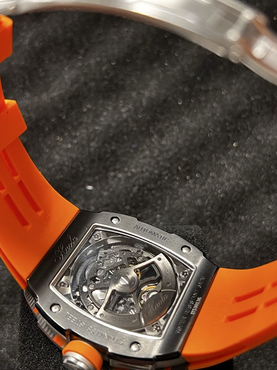 Orologi: Montre HAOFA Orange Fluo - Design Squelette - Neuf – Nuovo e nell'imballaggio originale da Granges-Paccot venduto da Piro44 2