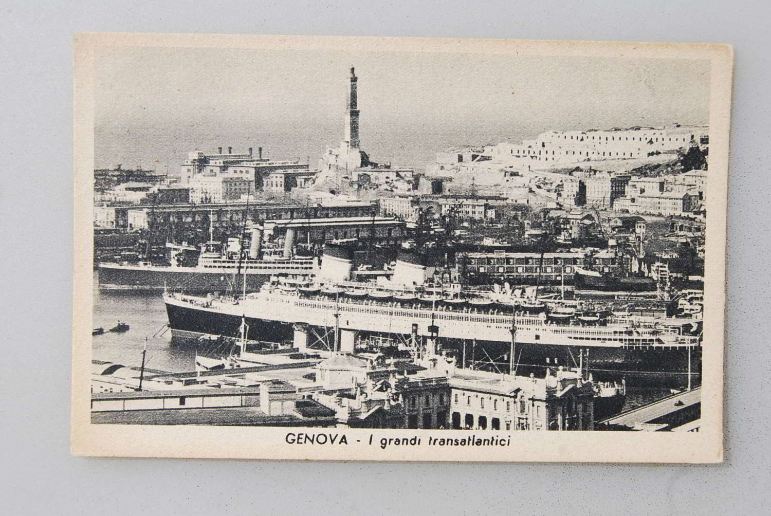 Cartoline postali: AK Genova - I grandi transatlantici – Usato da Rüfenacht BE venduto da Toro06
