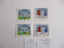 Voll Letzttagsstempel der Postschliessung 2950 Courgenay