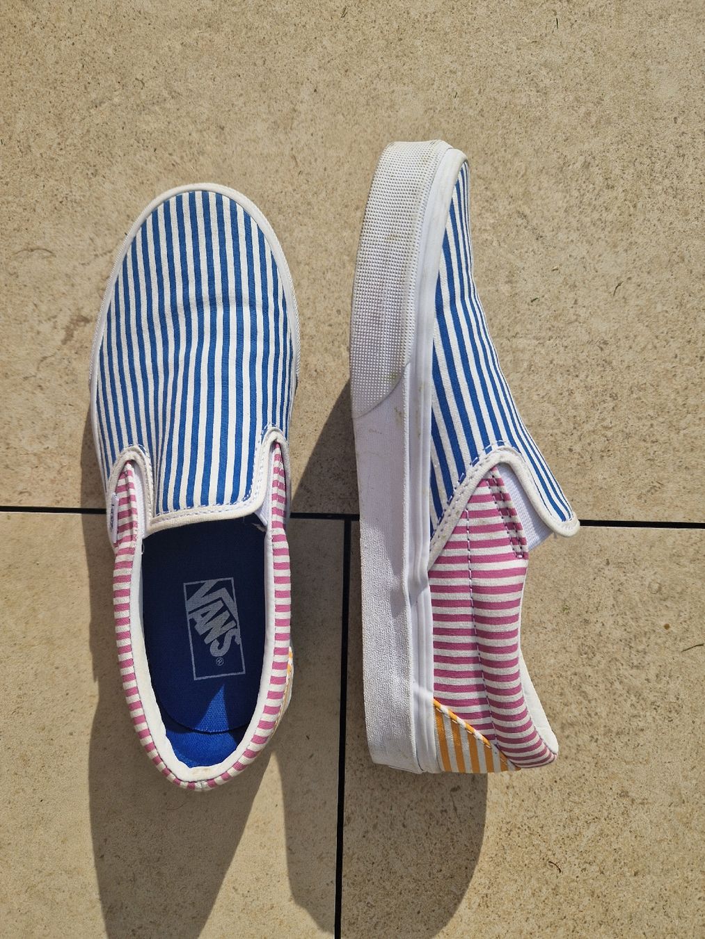 Vans Scarpe da uomo: Vans Slip-On Sneaker, Gr. 40.5, gestreift – Usato da Wichtrach venduto da pri_hjg8 4