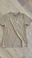 BOSS T-Shirt Gr. M beige Stickerei "Be a Boss" Top Damen