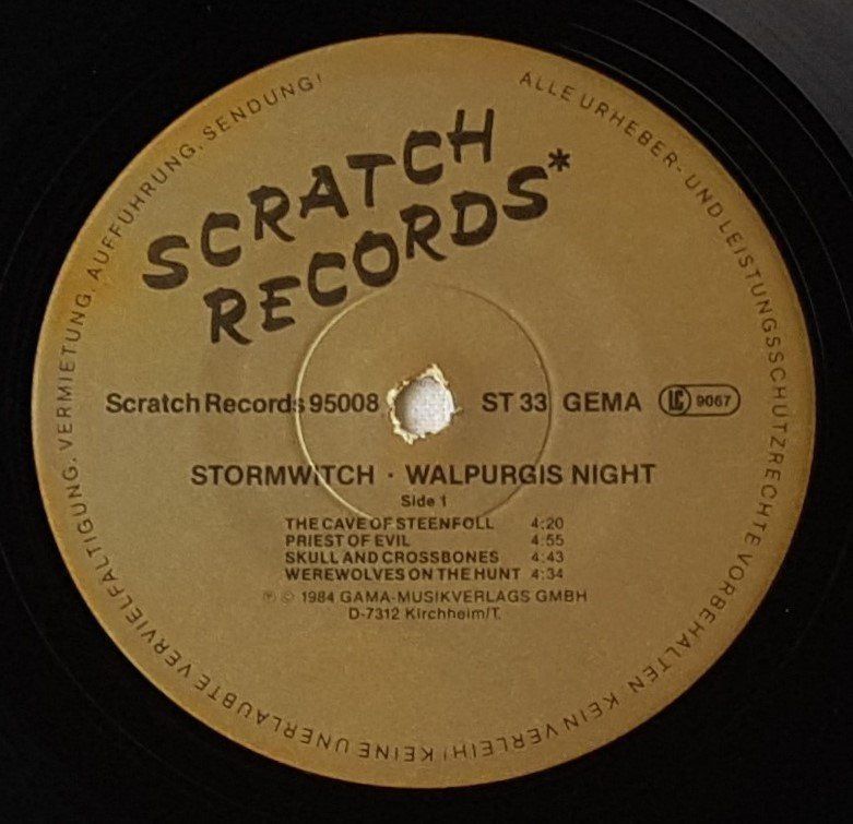Schallplatten: Stormwitch - Walpurgis Night - LP - 1984 - Rare First Press – Gebraucht aus Uster von Zardodel 4