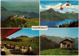 Beckenried - 4 Bild AK Klewenalp