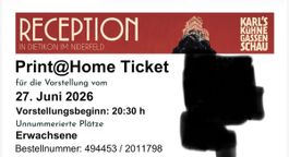 1 TICKET KARL´S KÜHNE GASSENSCHAU FÜR DEN 27. JUNI
