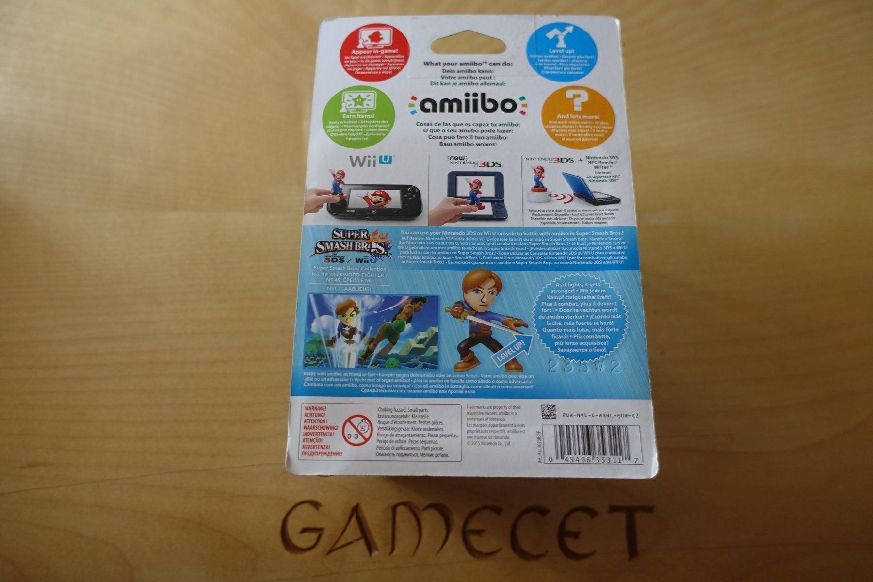 game&watch Giochi: Mii Sword Fighter °49 - Super Smash – Usato da Steinach venduto da Gamecet 1