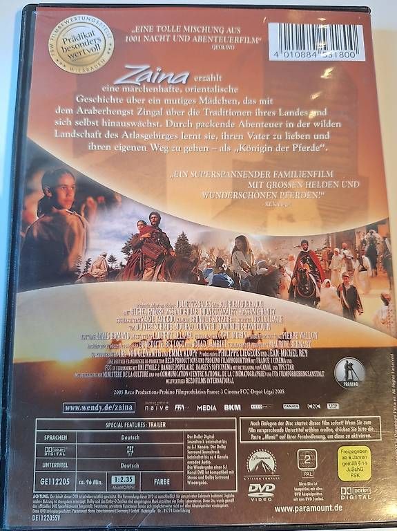 Tutti i DVDs: Zaina Königin der Pferd – Usato da Volketswil venduto da sch_zly6 1