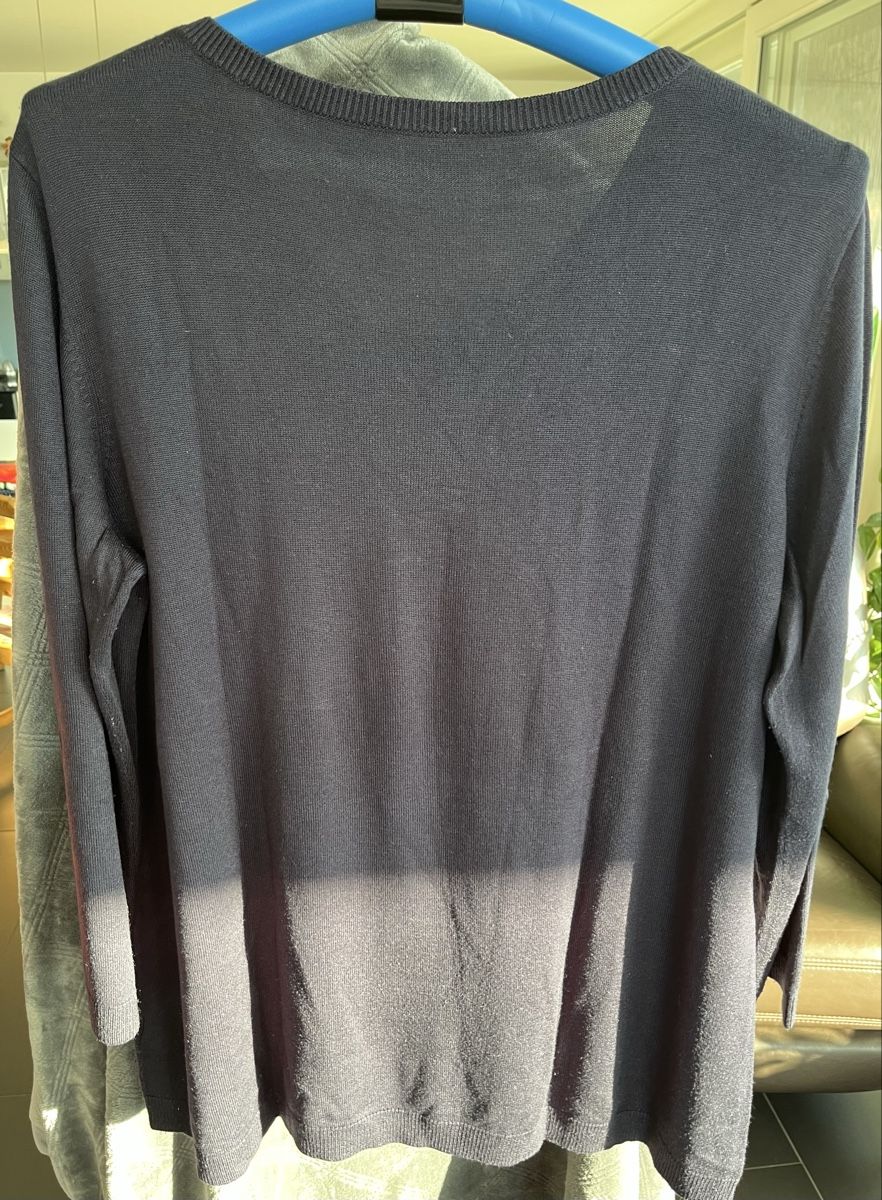 Doris Streich Pulls & Sweat-shirts: Damen Strickpullover von Doris Streich, dunkelblau – D'occasion à Eglisau par regulmei 2