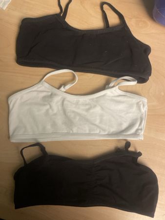 Set: 3 Bustiers/Tops, Schwarz & Weiss, Gr.152/158Top!