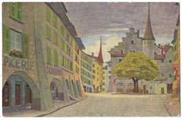 Biel.    Obergasse    -    Bienne.    Rue   Haute